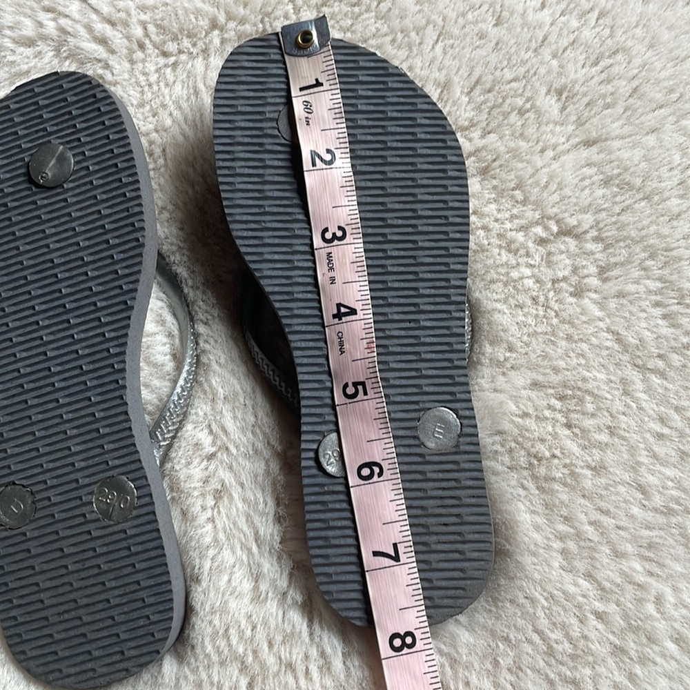 Havaianas | Silver Gray Flip Flops | 13C / 1Y - Picture 10 of 10